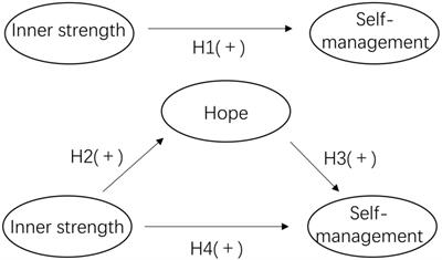 Mediation effect of hope on the relationship between inner strength and self-management in patients after percutaneous coronary intervention